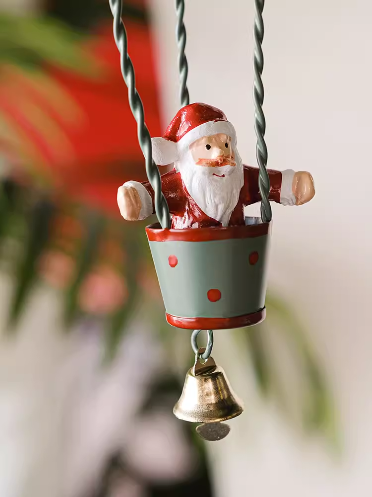 Hot Air Balloon Santa Claus Snowman&Reindeer Claus  for Christmas Tree (2) Didiseaon Ornaments