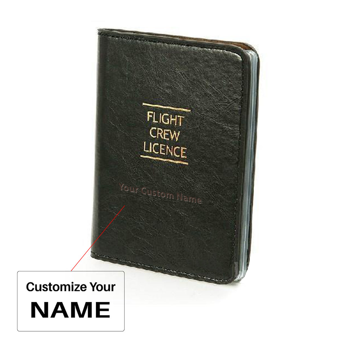 Flight Crew Document & License Holder Case