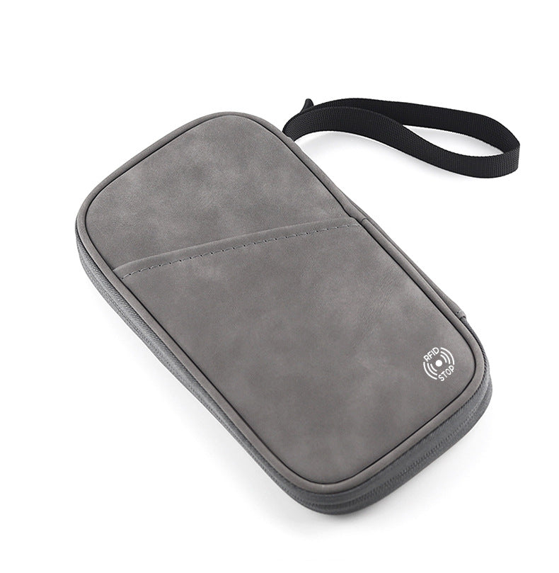 Anti Theft Brush RFID Travel Passport Protective Cover Storage Card Bag