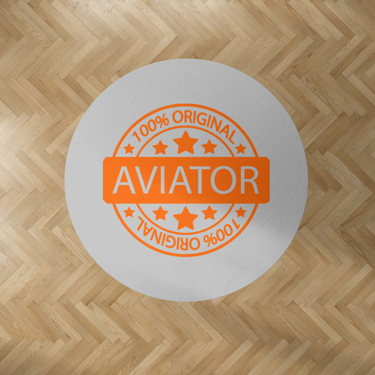 100 Original Aviator Designed Carpet & Floor Mats (Round)