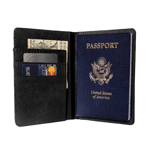 Departing Qantas Boeing 747 Printed Passport & Travel Cases