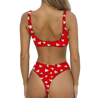 Thumbnail for Paper Airplanes (Red) Designed Women Sexy Bikini Set Swimsuit