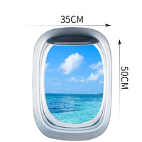 Thumbnail for Airplane Window & Akumal Beach View Printed Wall Window Stickers