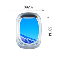 Thumbnail for Airplane Window & Mount Fuji Printed Wall Window Stickers