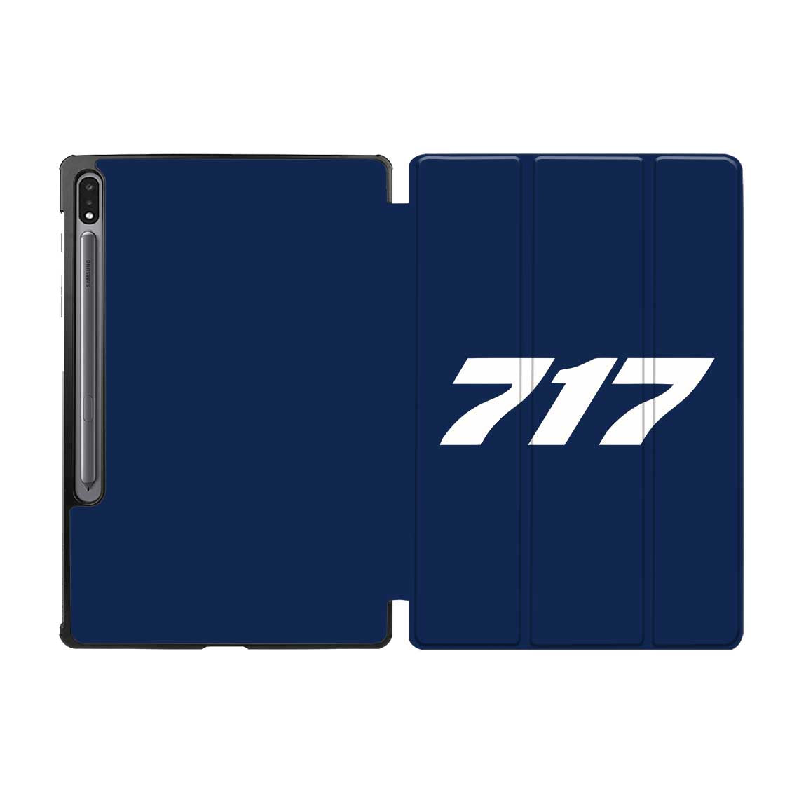 717 Flat Text Designed Samsung Tablet Cases