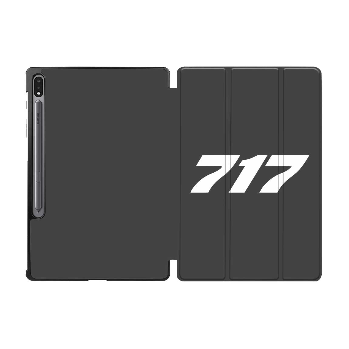 717 Flat Text Designed Samsung Tablet Cases