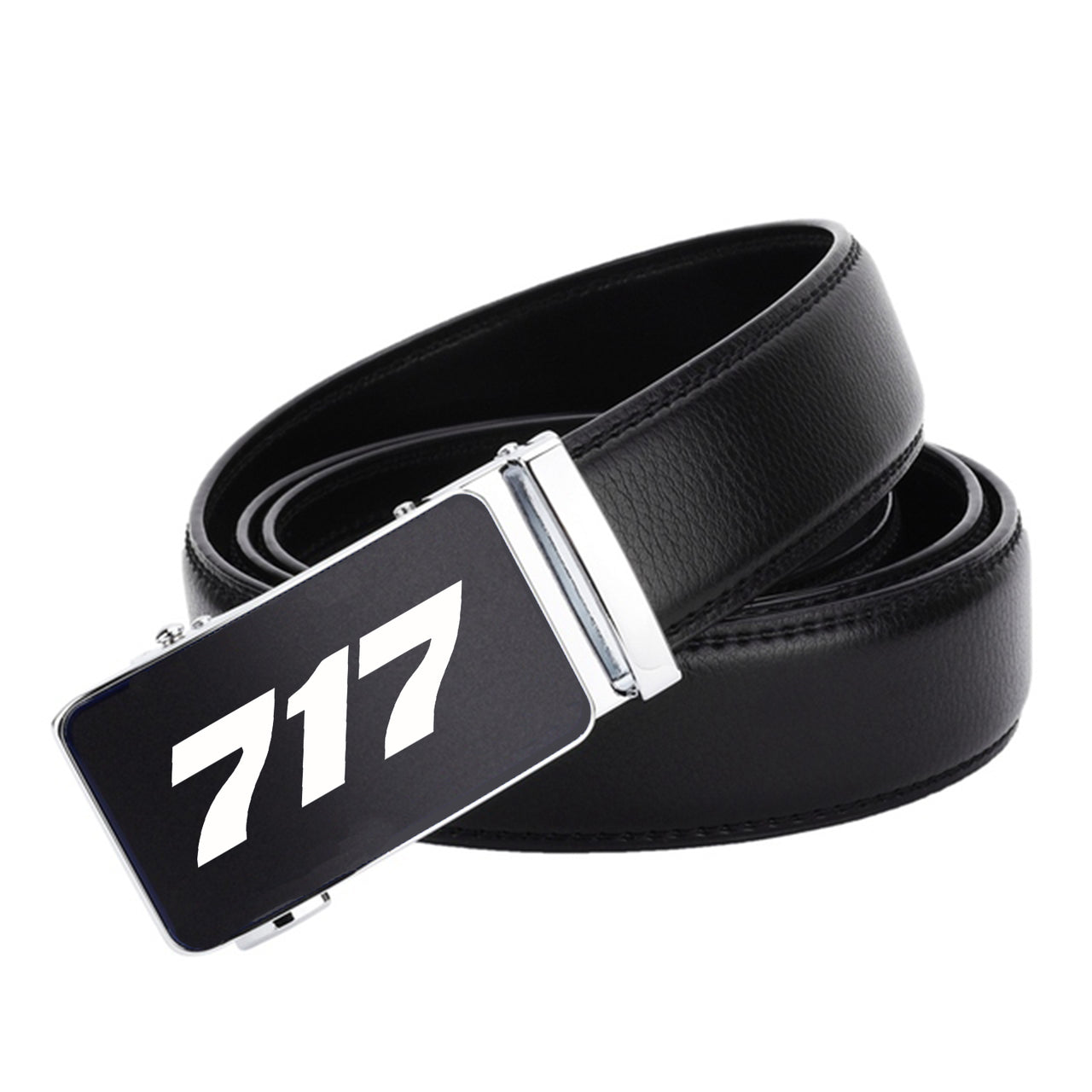 717 Flat Text Designed Men Belts