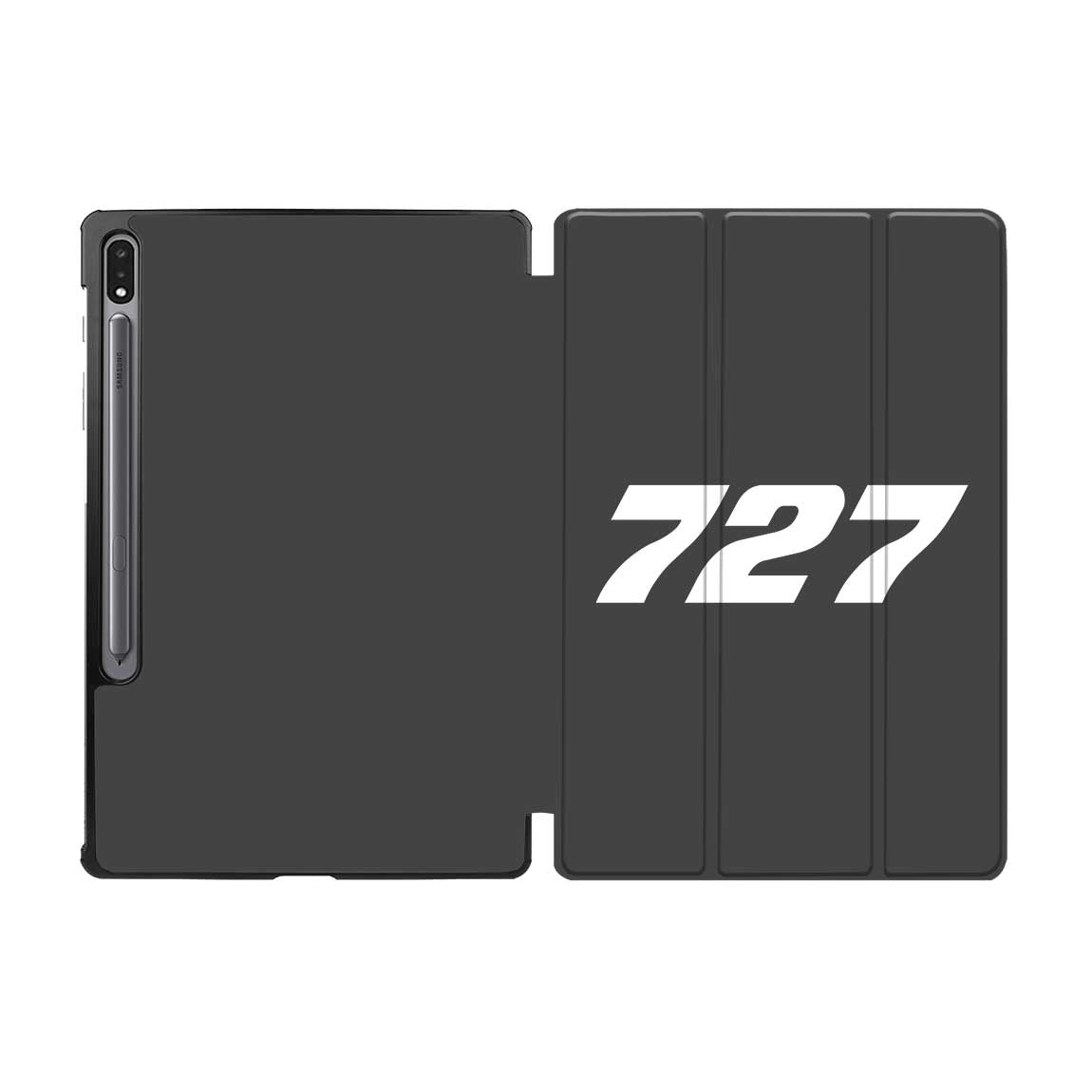 727 Flat Text Designed Samsung Tablet Cases