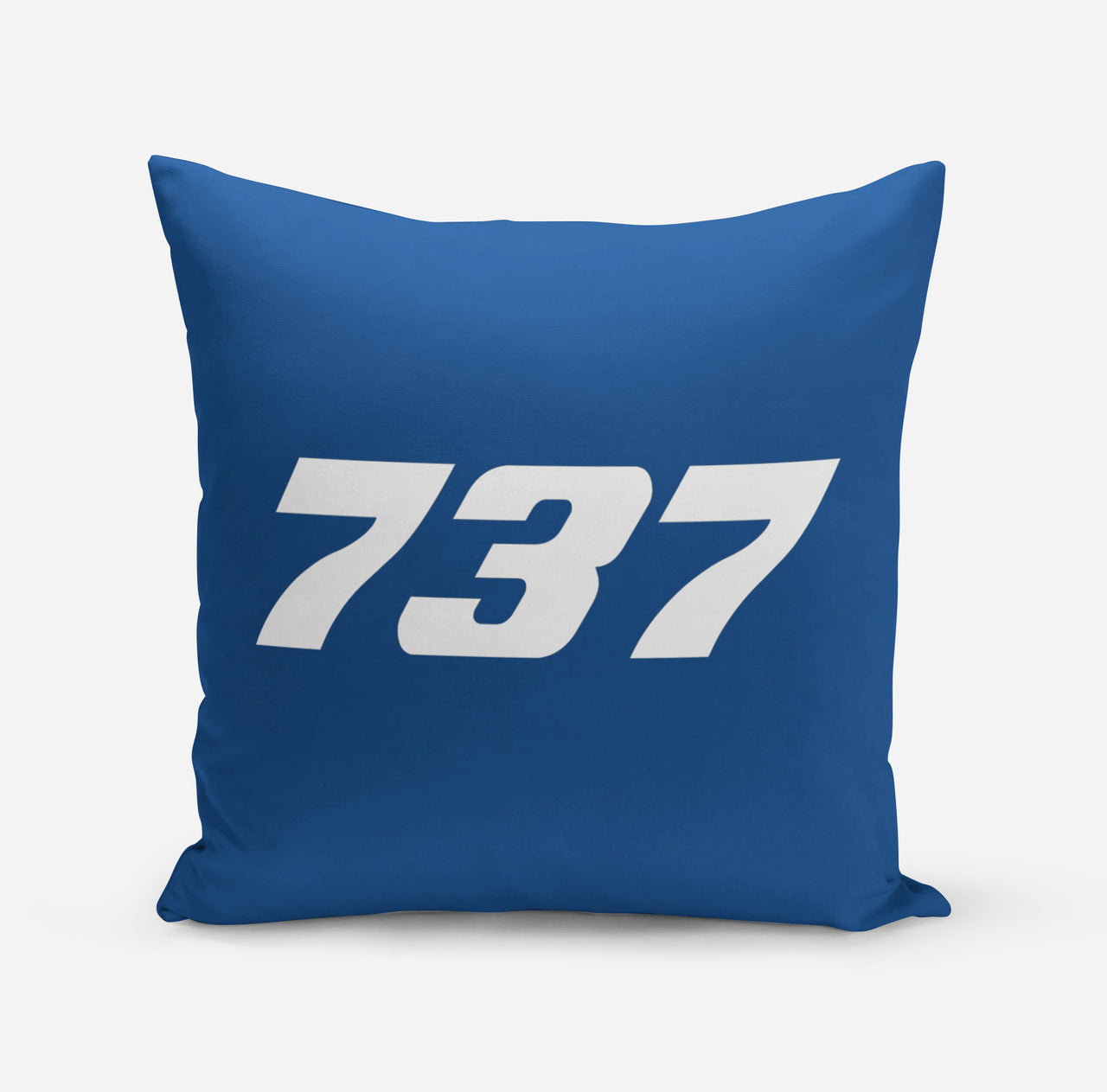 737 Flat Text Designed Pillows