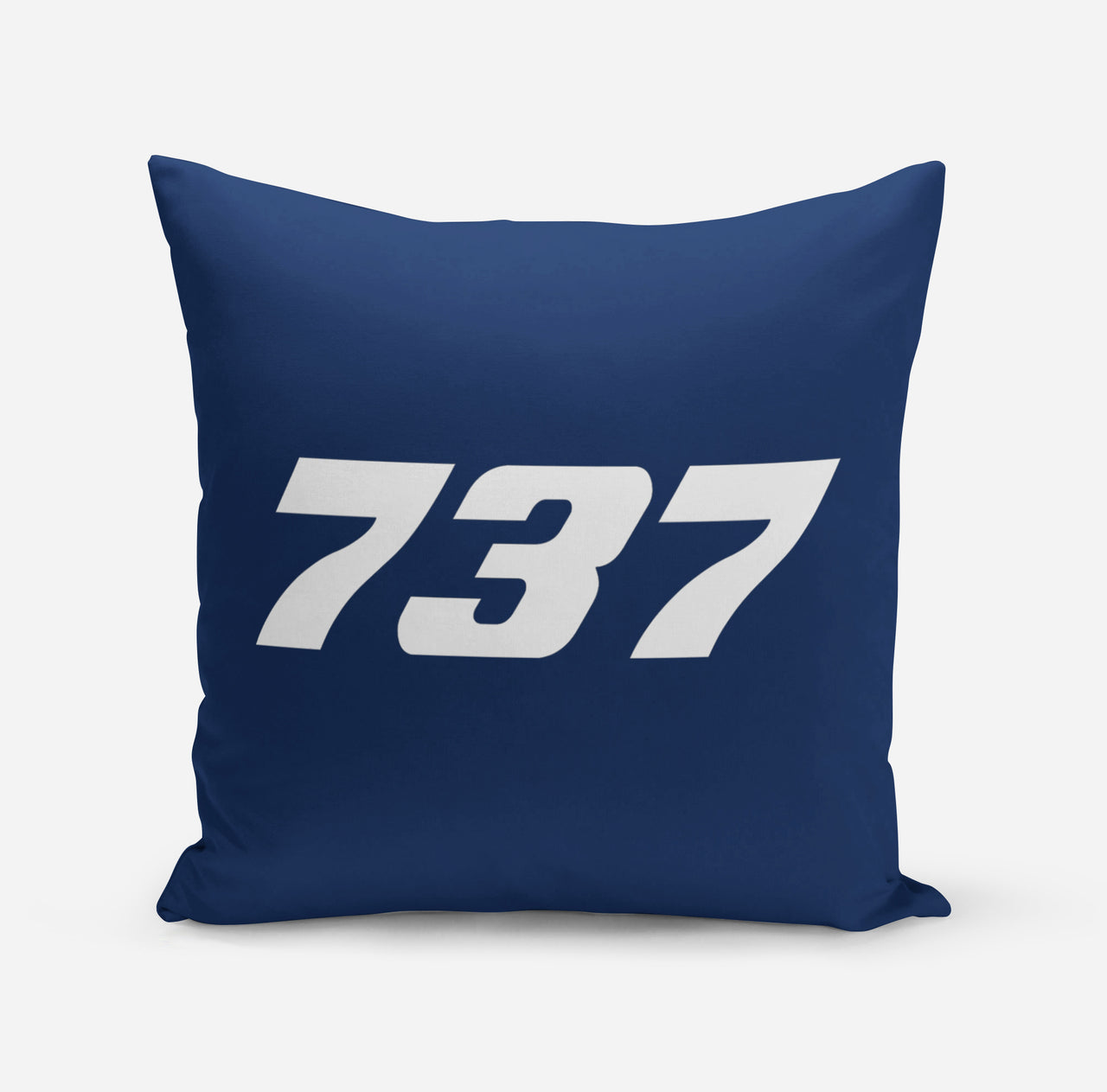 737 Flat Text Designed Pillows