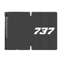 Thumbnail for 737 Flat Text Designed Samsung Tablet Cases