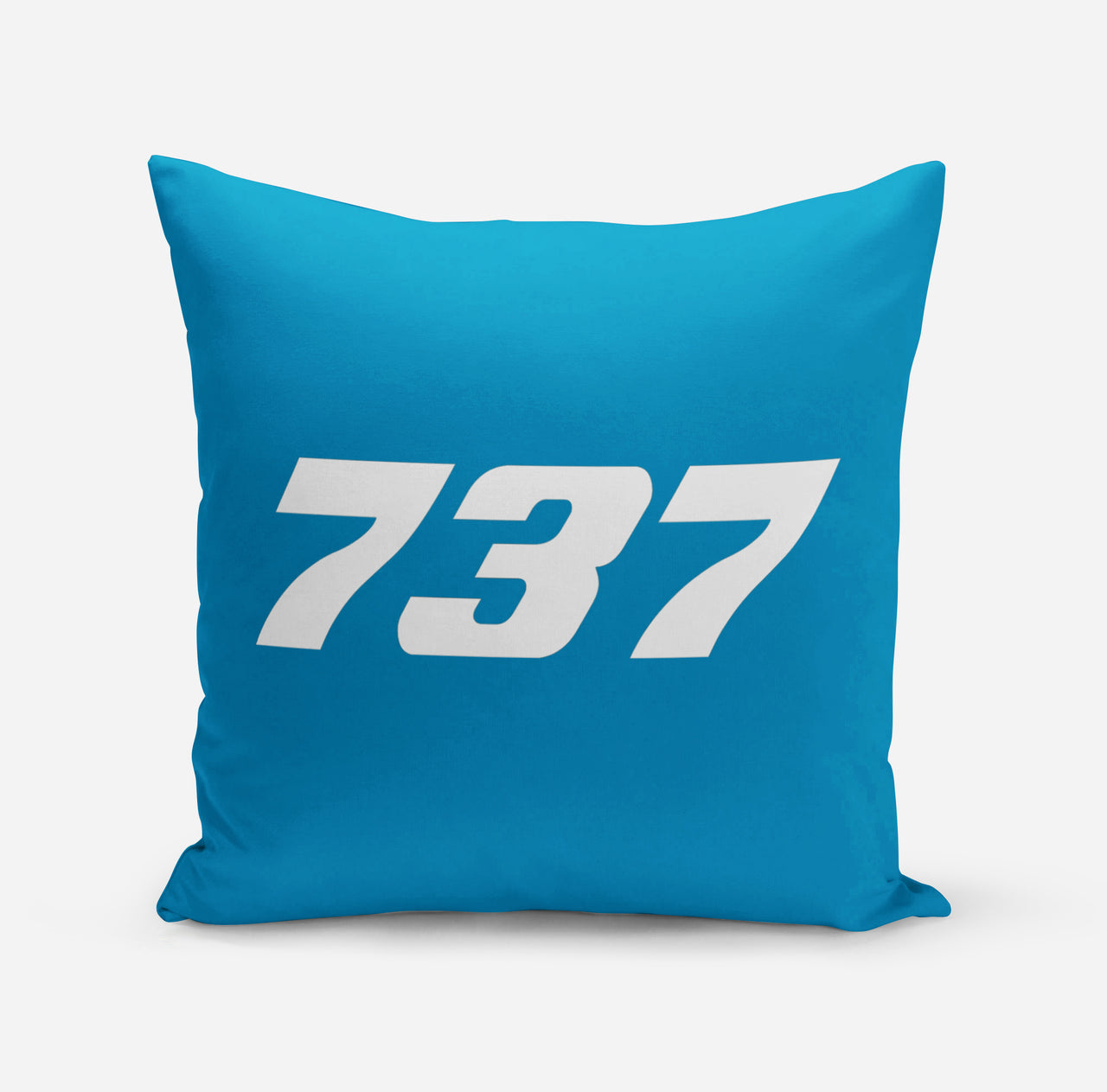 737 Flat Text Designed Pillows