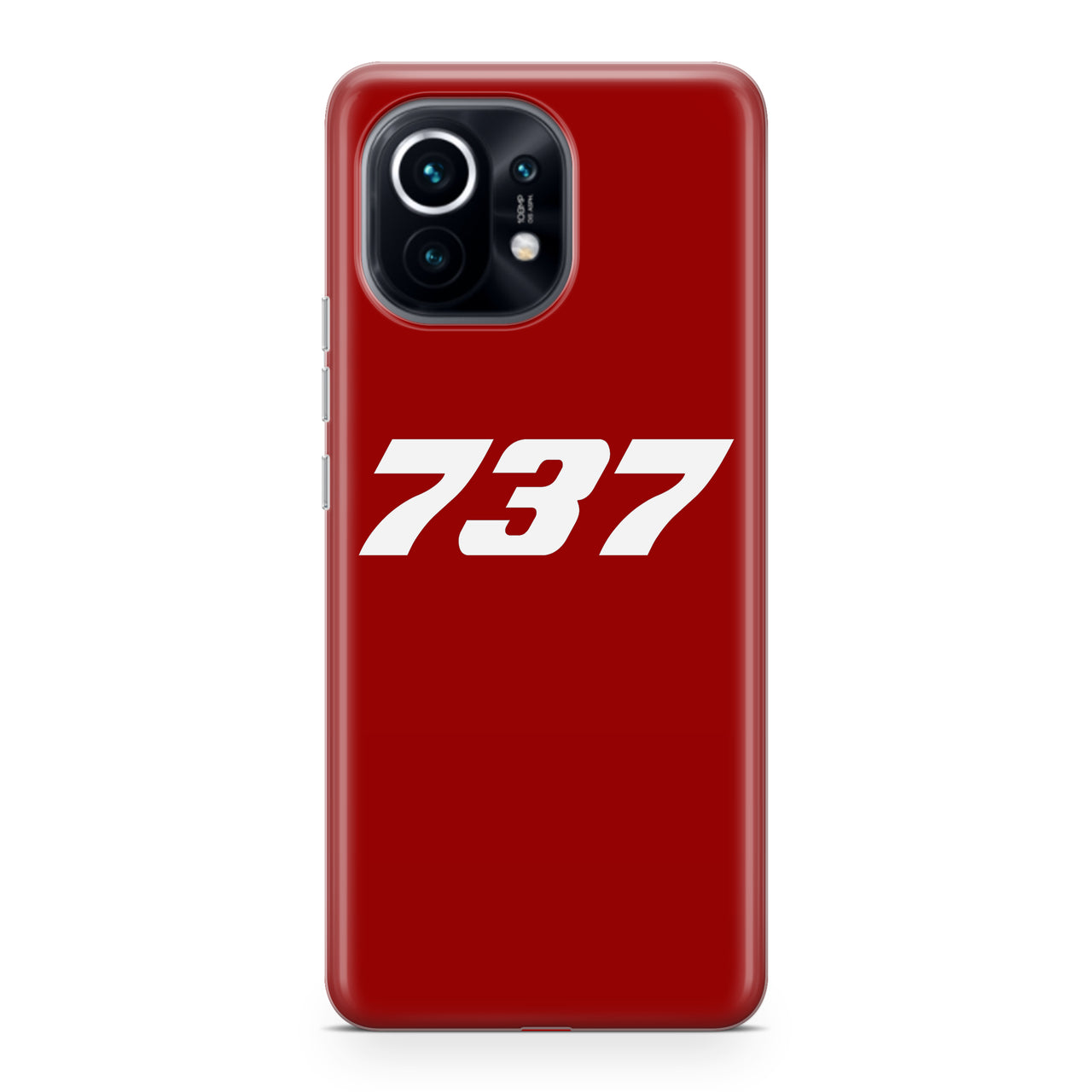 737 Flat Text Designed Xiaomi Cases