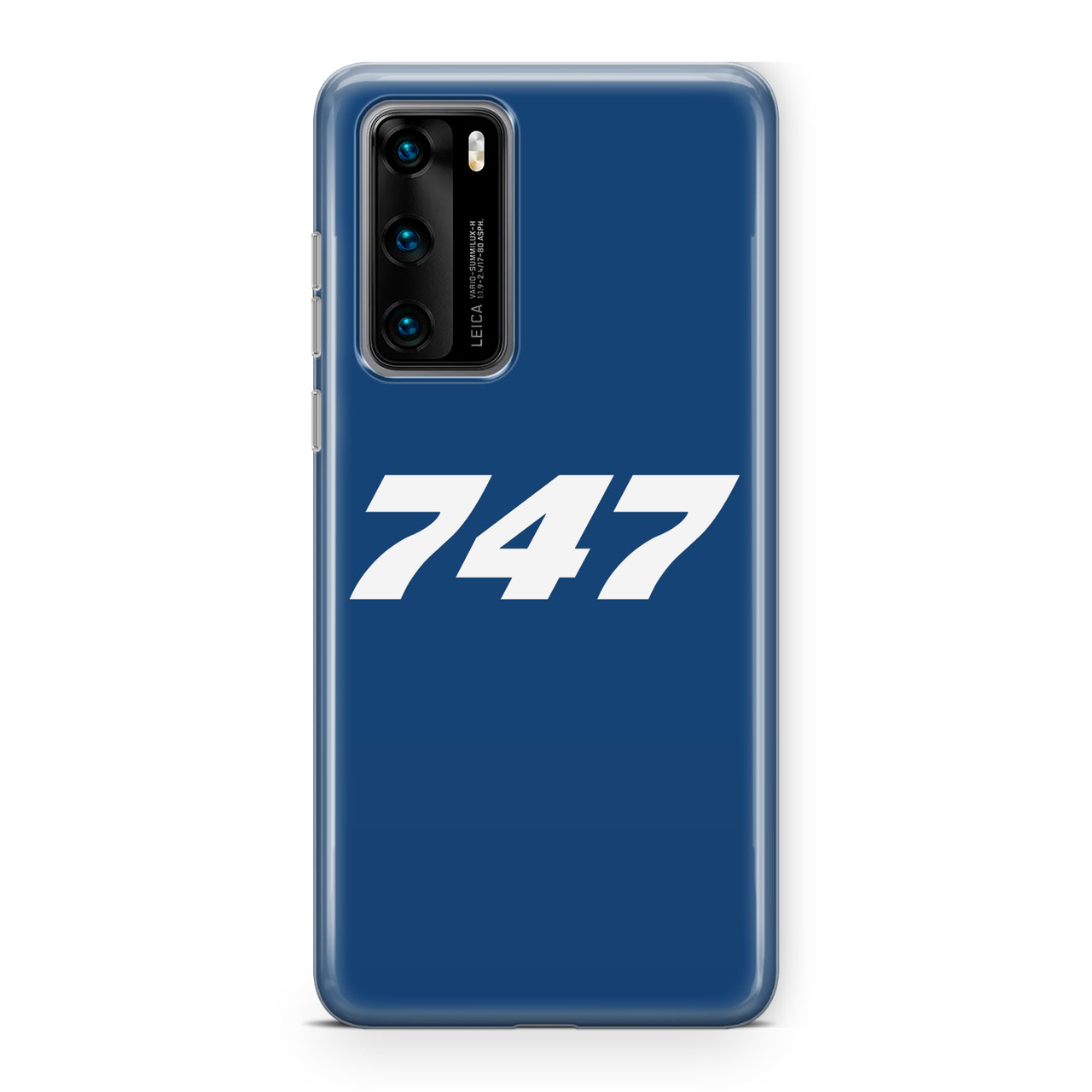 747 Flat Text Designed Huawei Cases