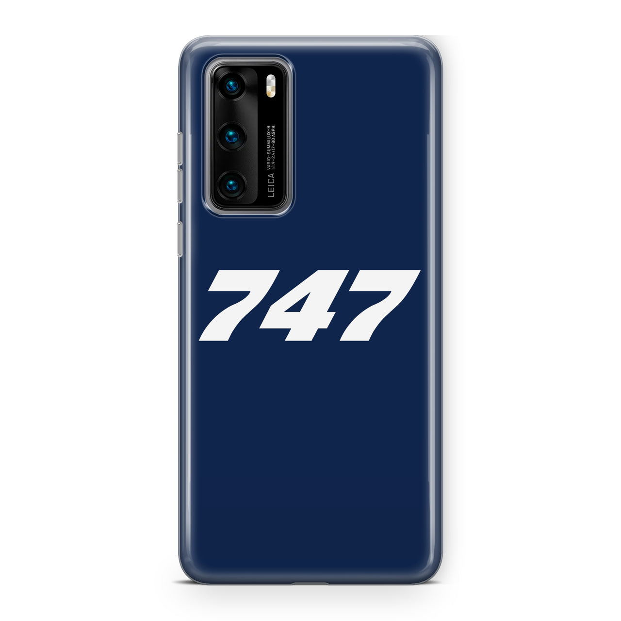 747 Flat Text Designed Huawei Cases