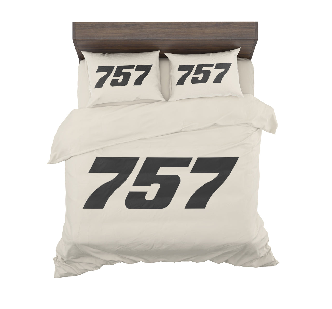 757 Flat Text Designed Bedding Sets