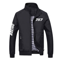 Thumbnail for 757 Flat Text Designed Stylish Jackets