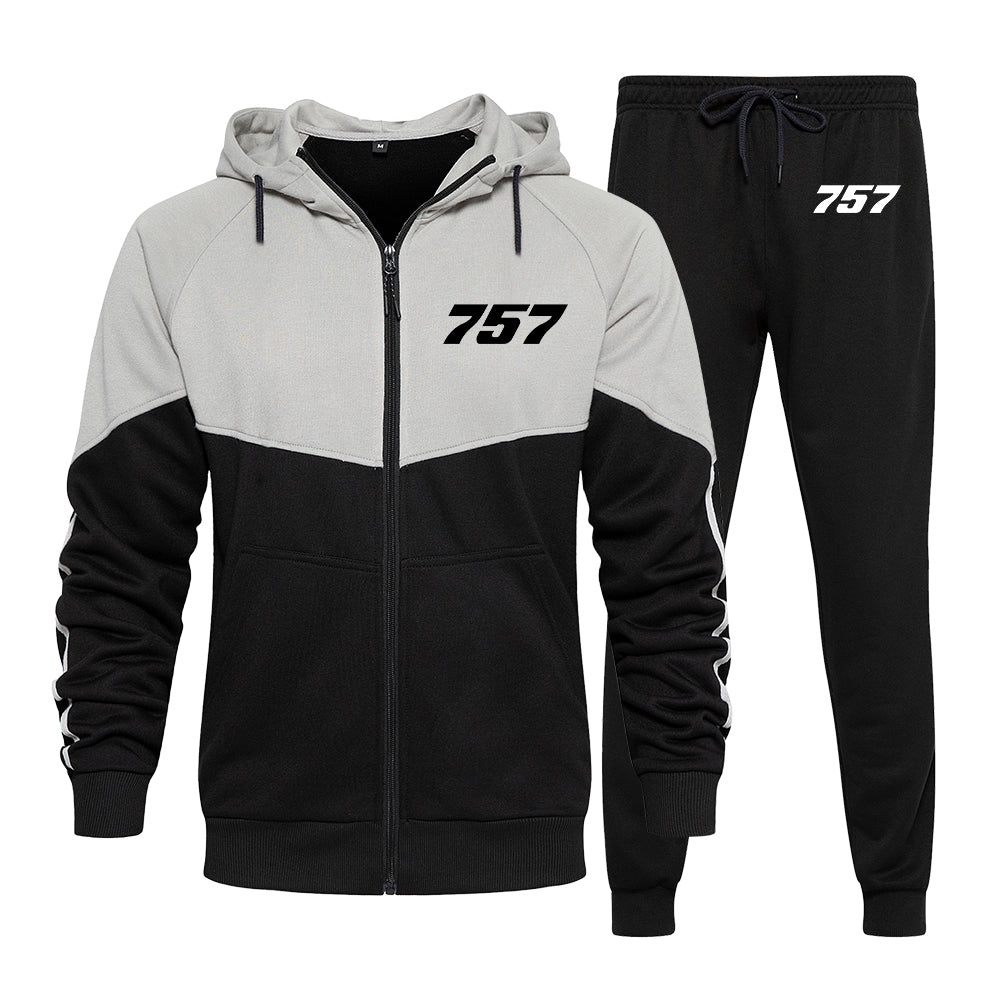 757 Flat Text Designed Colourful Z. Hoodies & Sweatpants