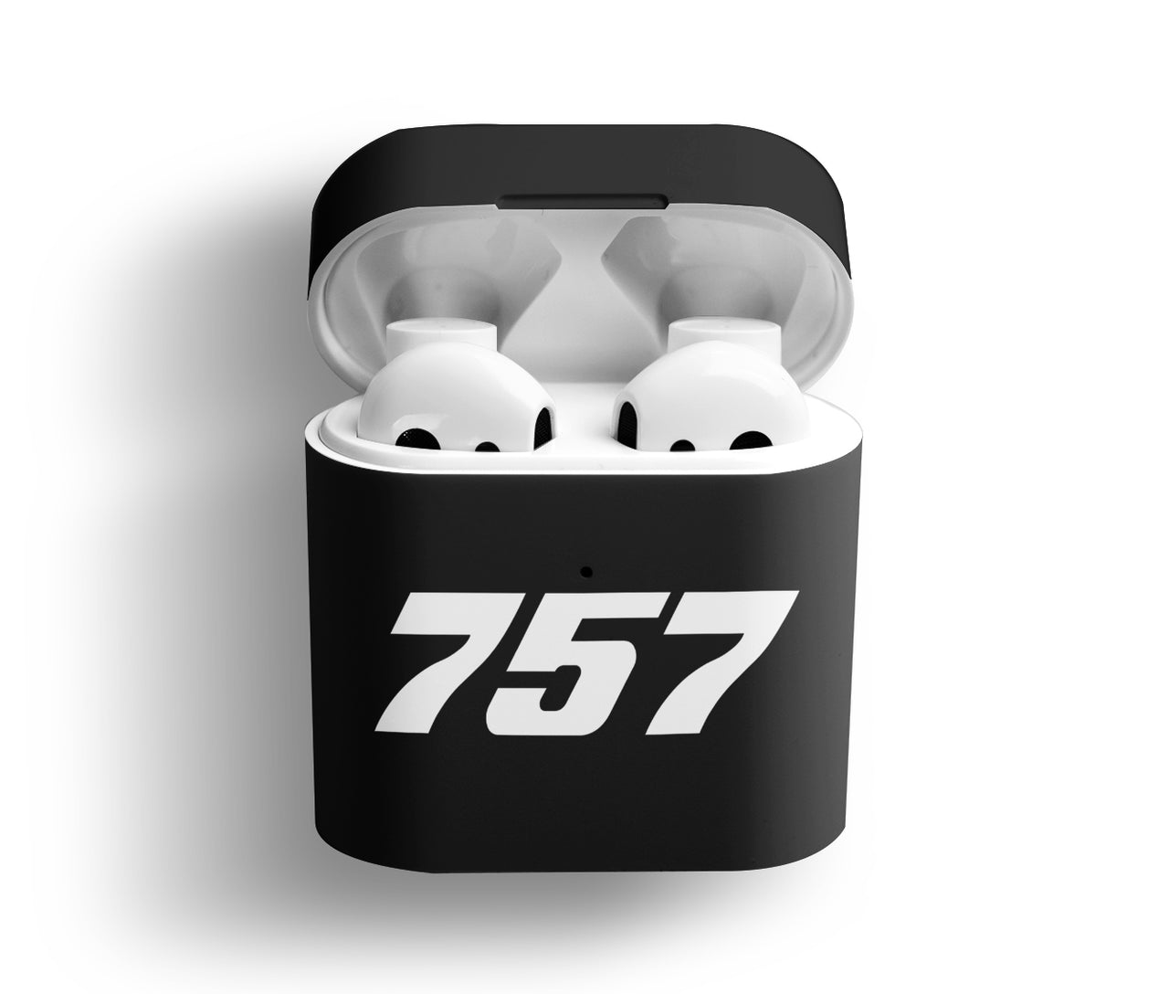 757 Flat Text Designed AirPods  Cases