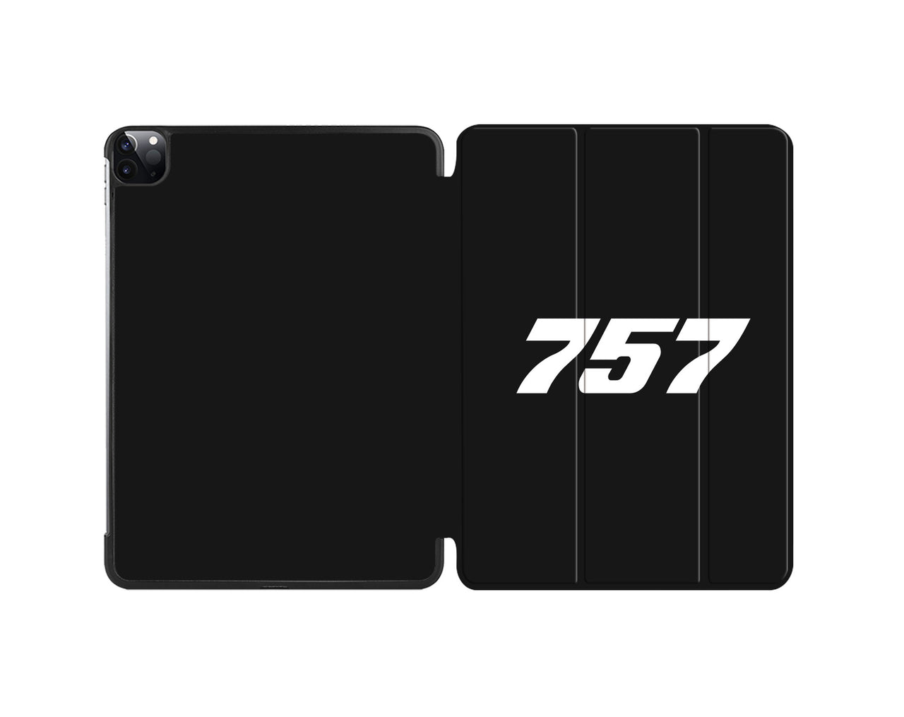 757 Flat Text Designed iPad Cases