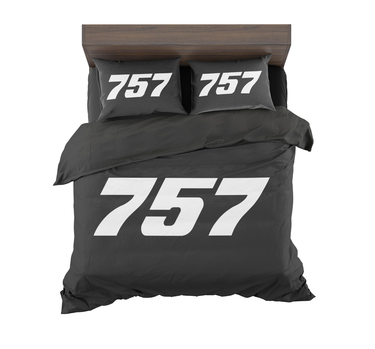 757 Flat Text Designed Bedding Sets