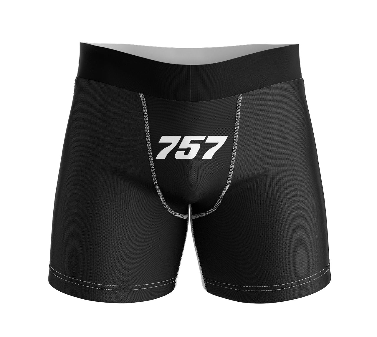 757 Flat Text Designed Men Boxers