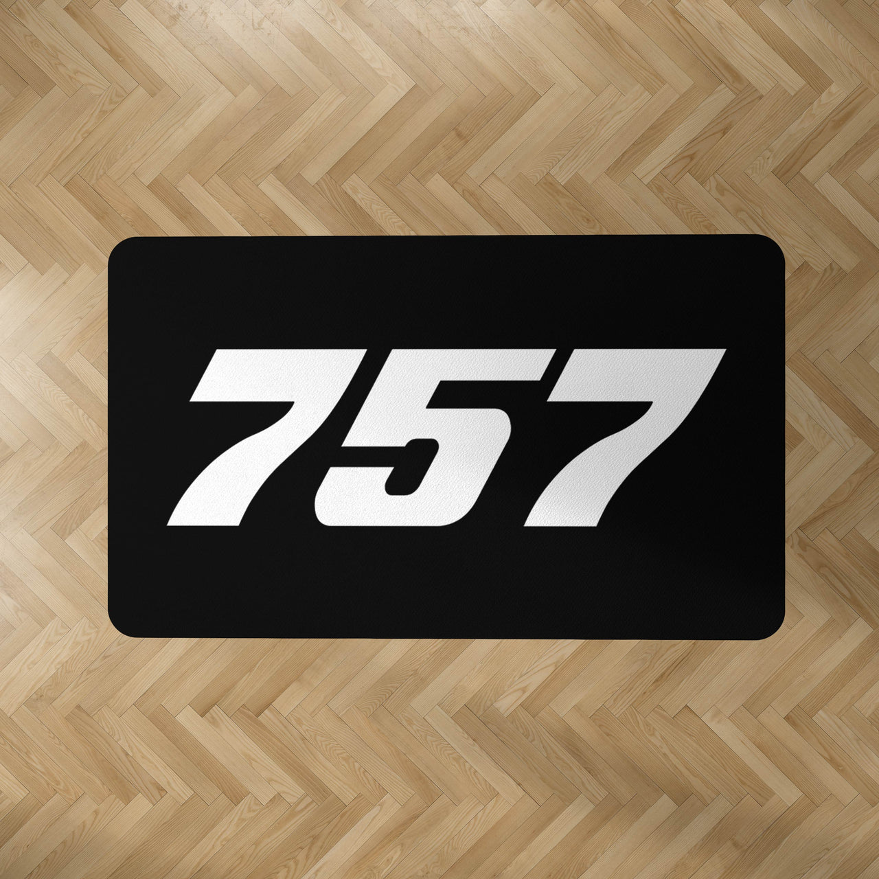 757 Flat Text Designed Carpet & Floor Mats