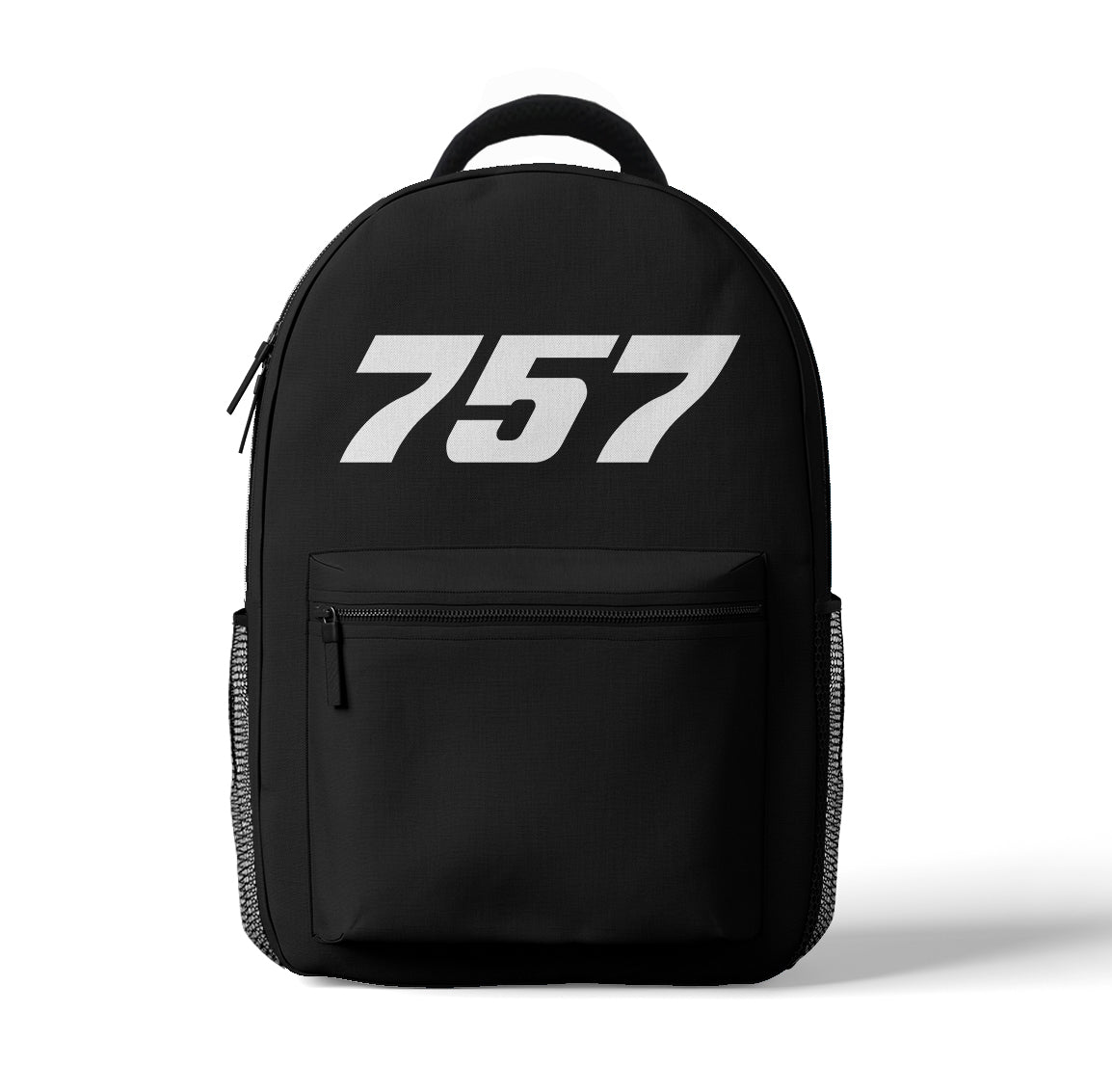 757 Flat Text Designed 3D Backpacks