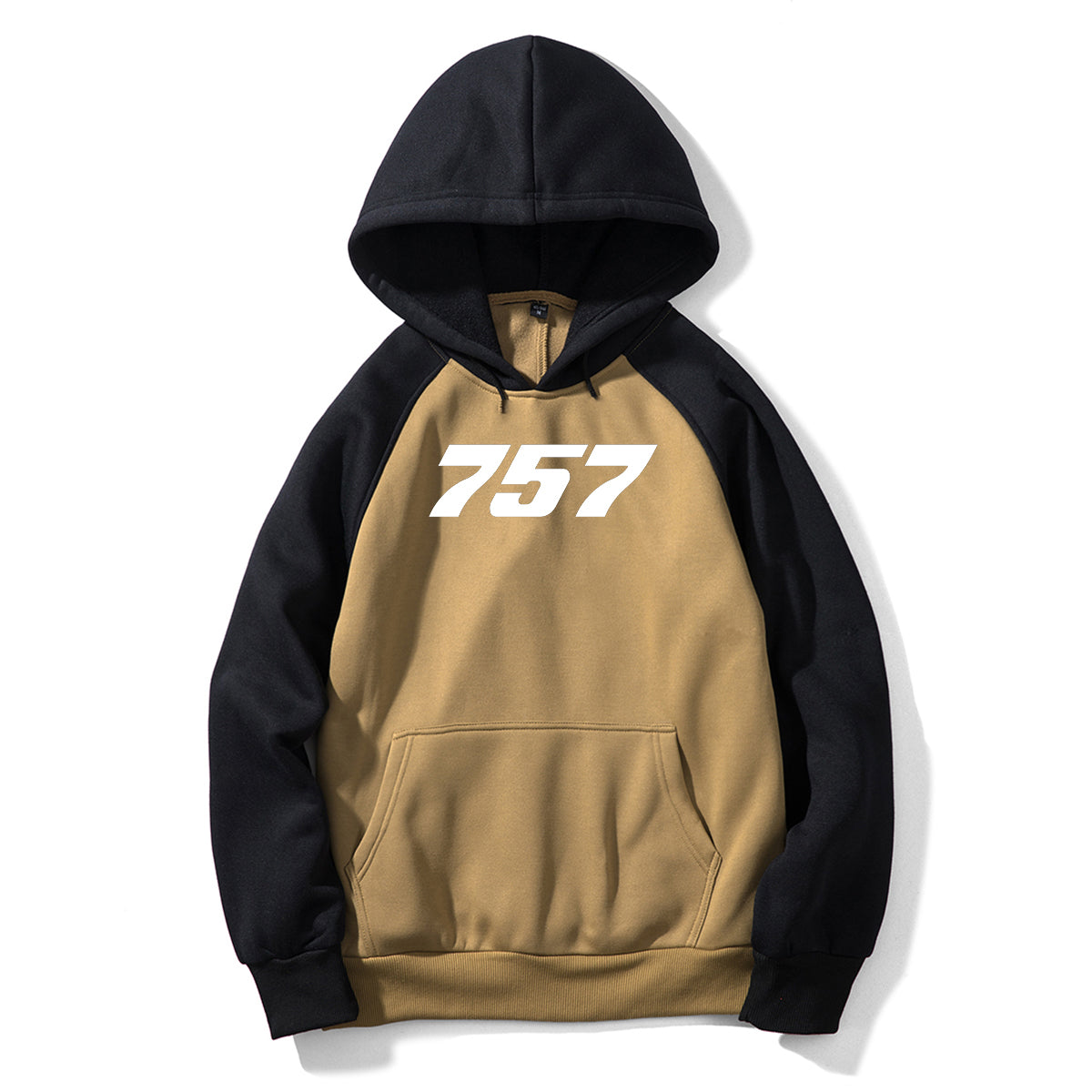 757 Flat Text Designed Colourful Hoodies