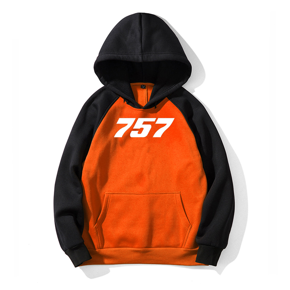 757 Flat Text Designed Colourful Hoodies