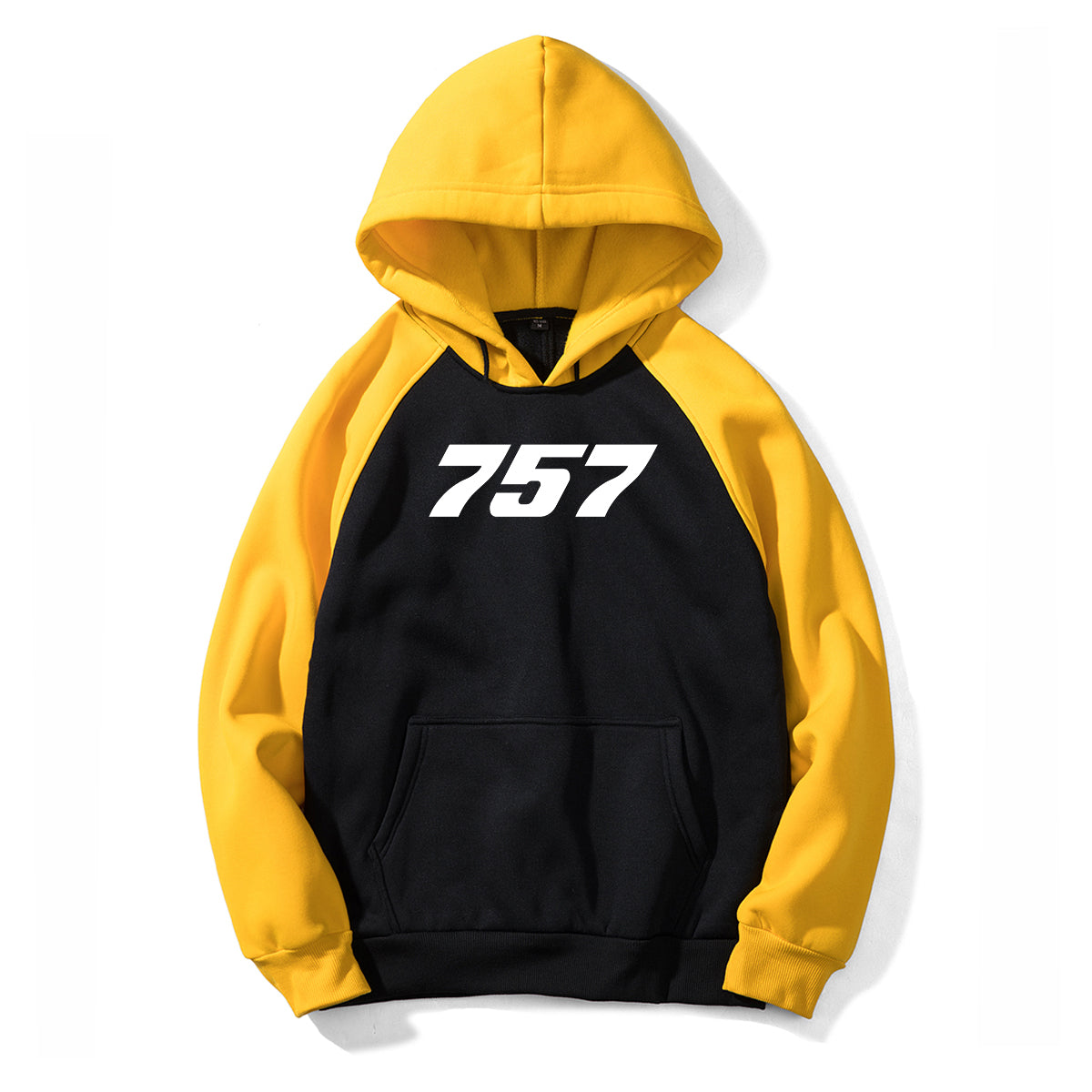 757 Flat Text Designed Colourful Hoodies