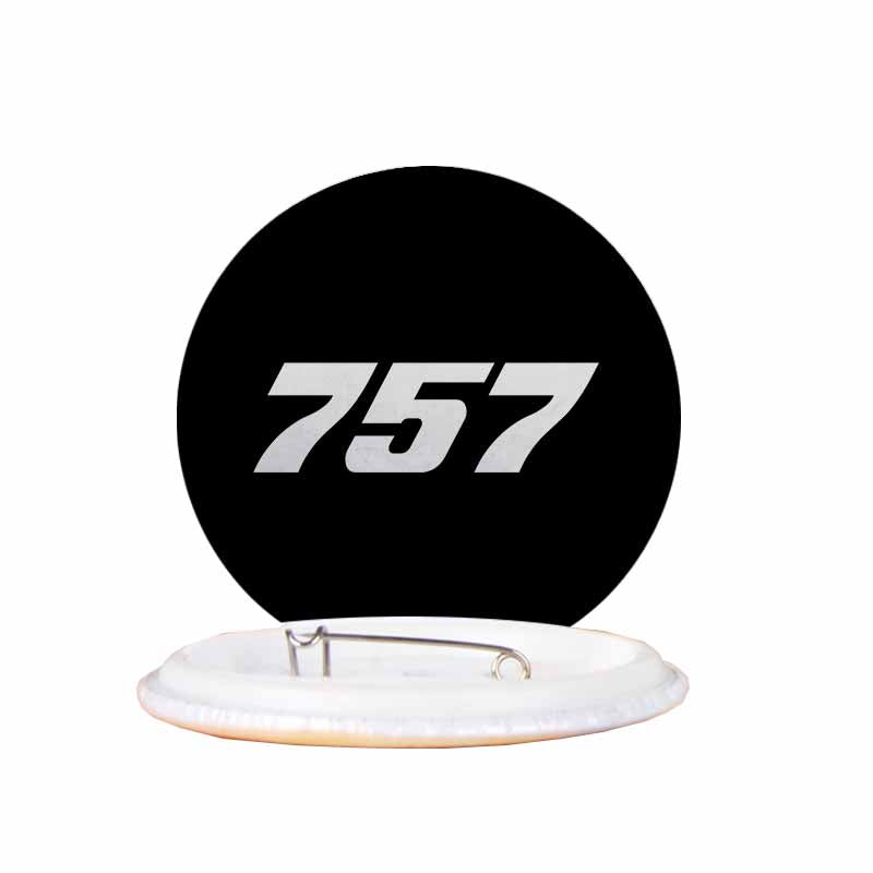 757 Flat Text Designed Pins