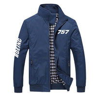 Thumbnail for 757 Flat Text Designed Stylish Jackets