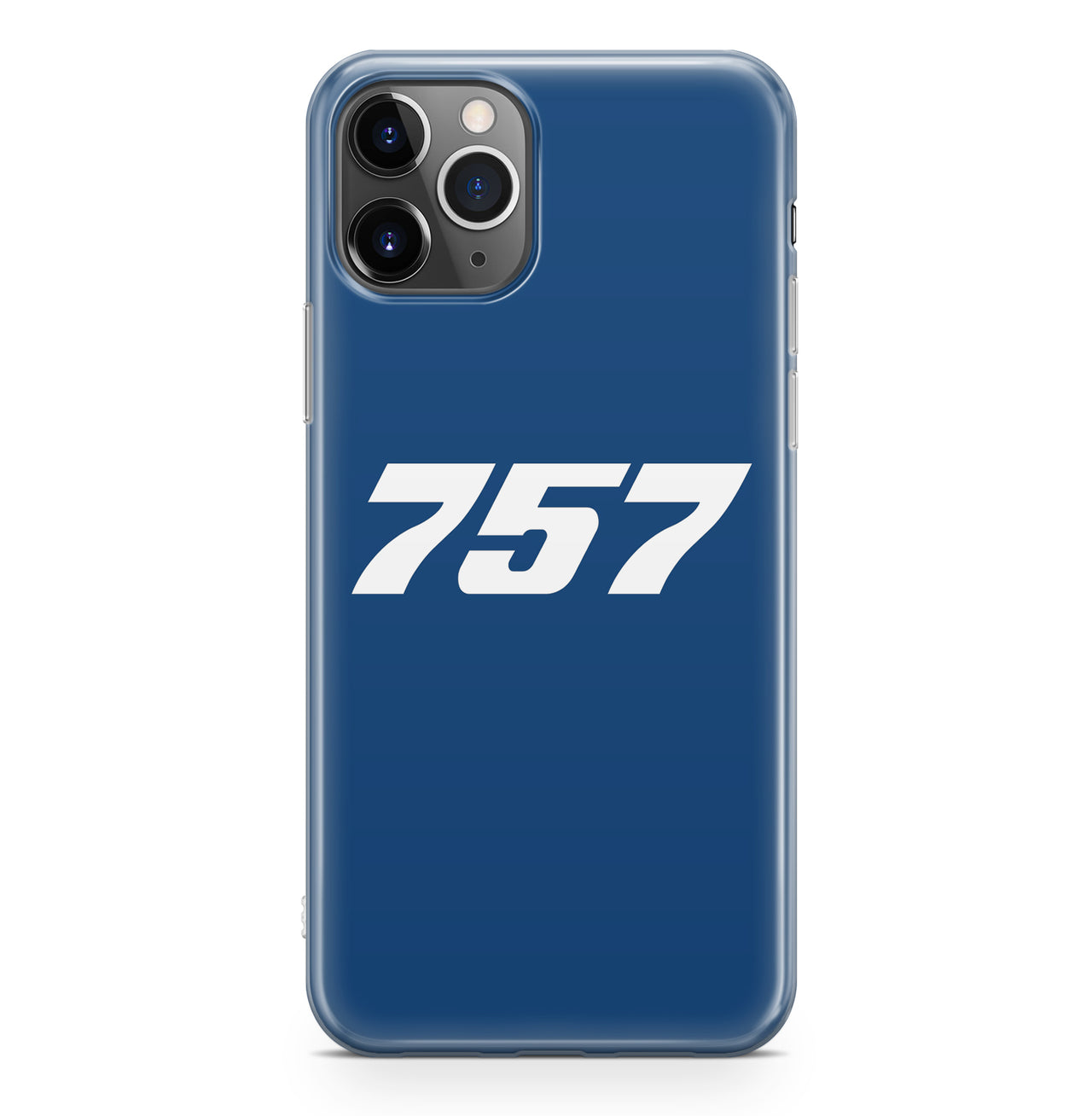 757 Flat Text Designed iPhone Cases