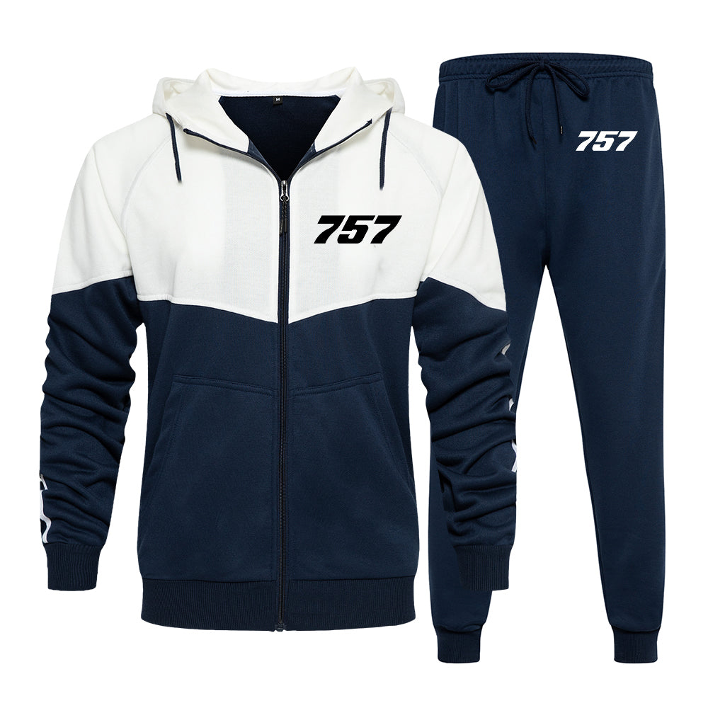 757 Flat Text Designed Colourful Z. Hoodies & Sweatpants