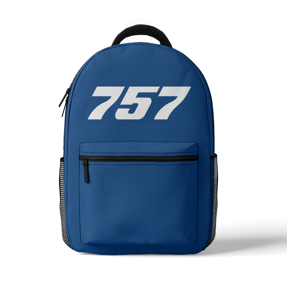 757 Flat Text Designed 3D Backpacks