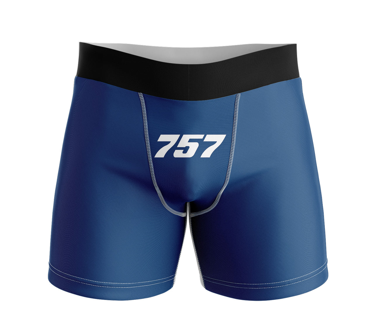 757 Flat Text Designed Men Boxers