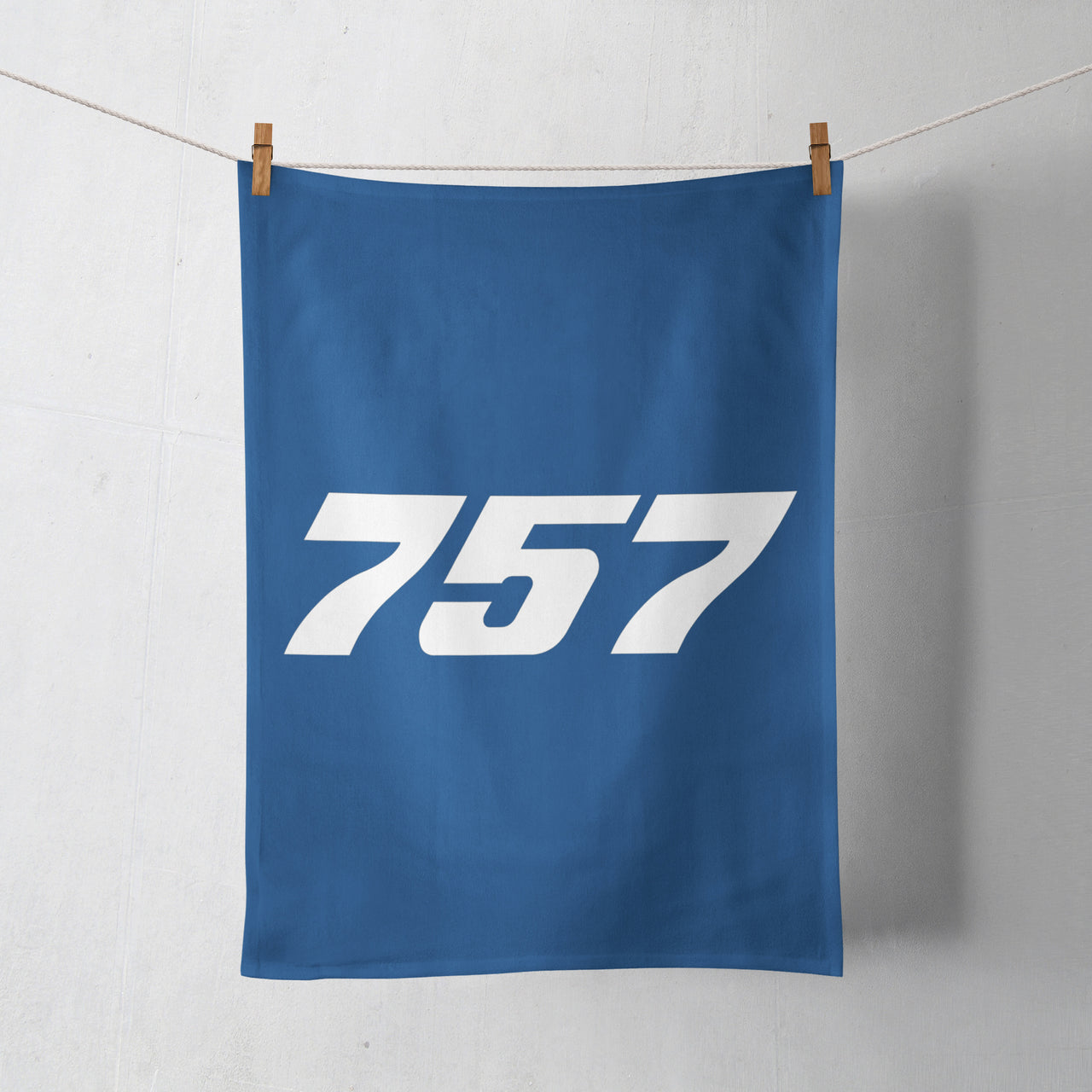 757 Flat Text Designed Towels