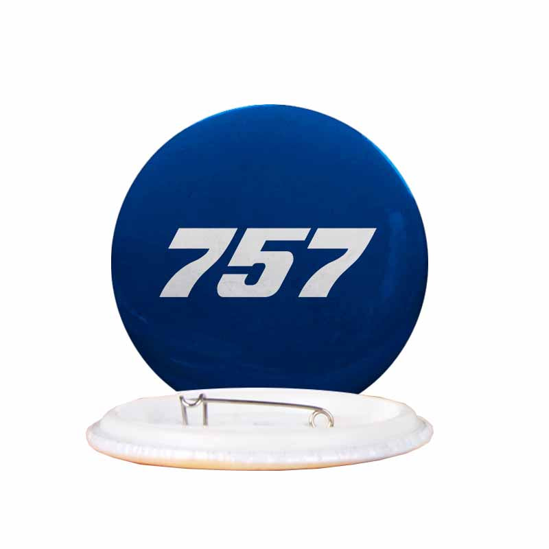 757 Flat Text Designed Pins