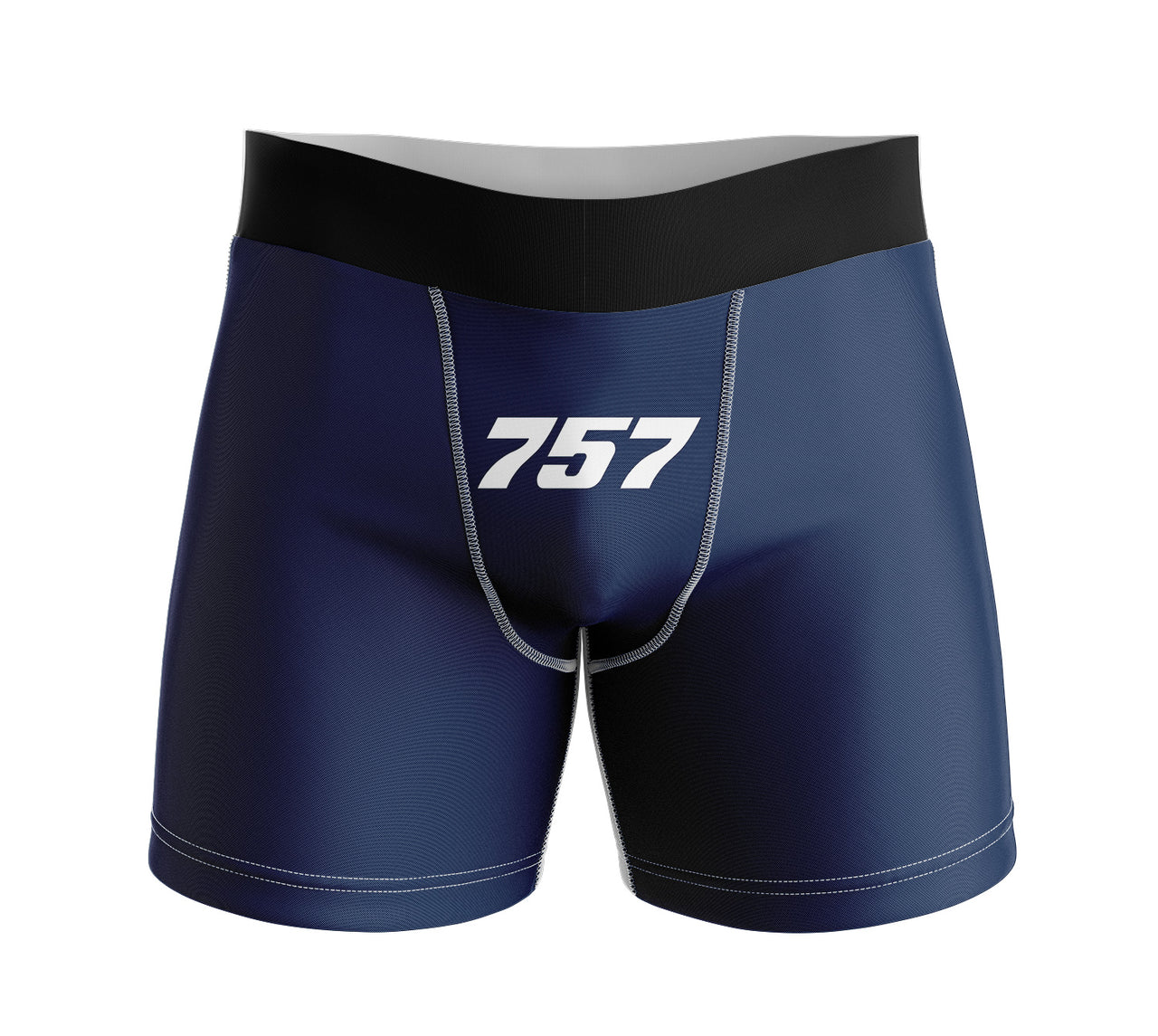 757 Flat Text Designed Men Boxers