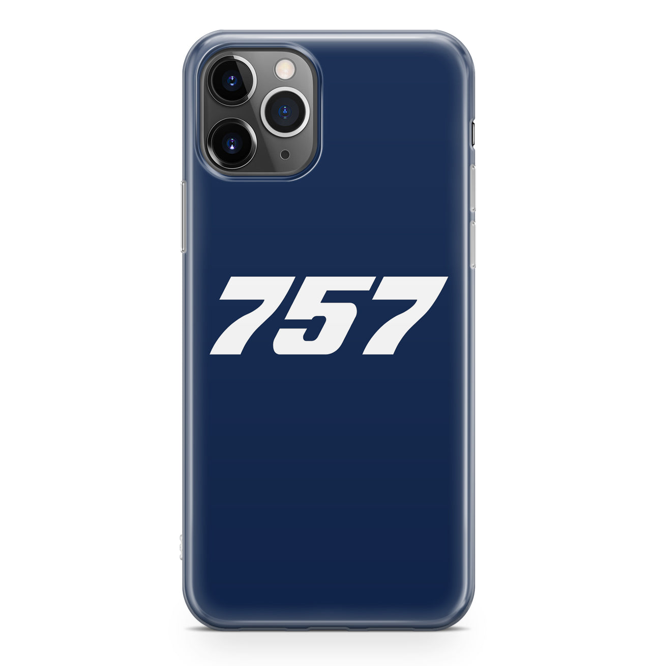 757 Flat Text Designed iPhone Cases