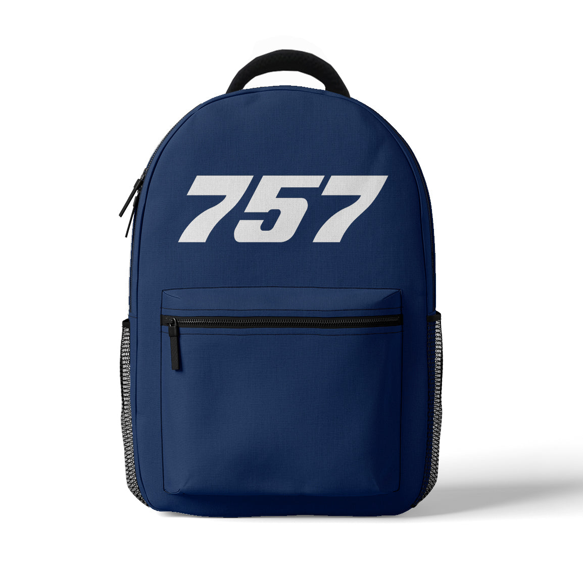 757 Flat Text Designed 3D Backpacks