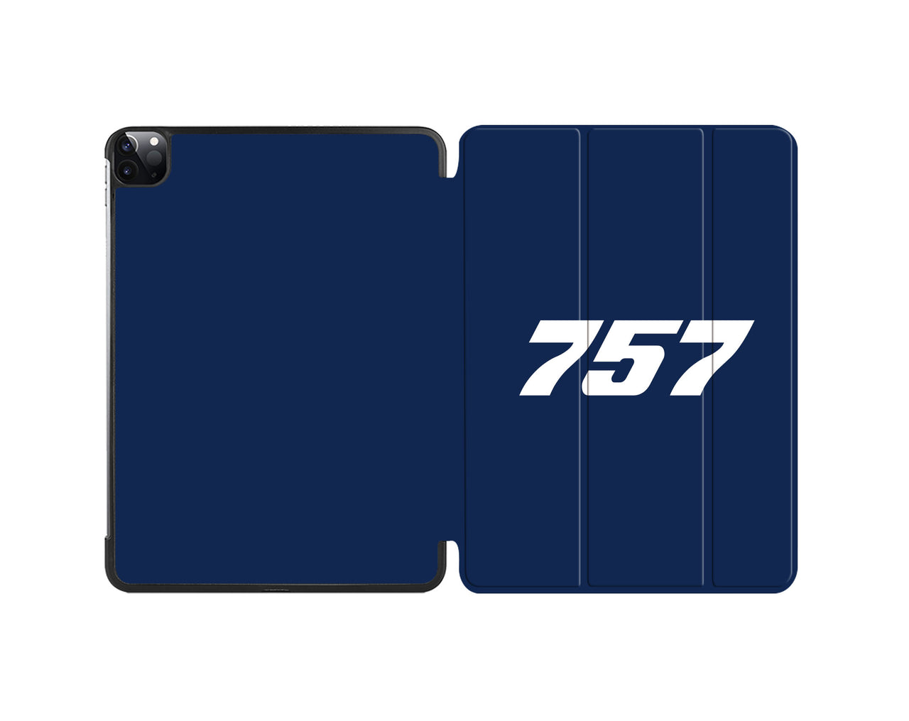 757 Flat Text Designed iPad Cases