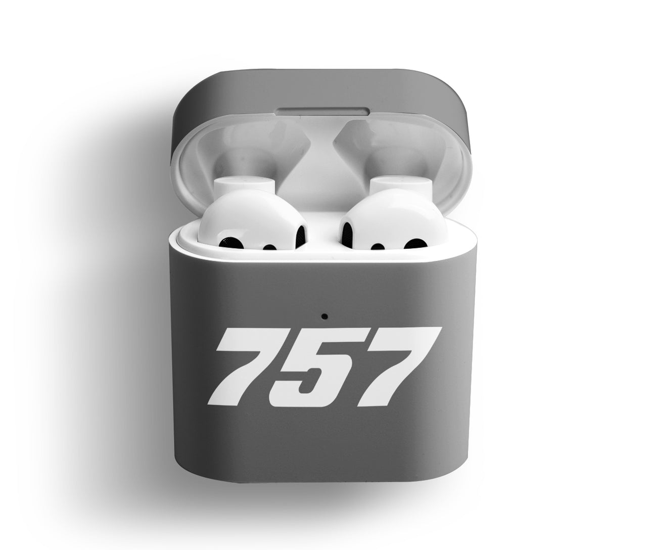 757 Flat Text Designed AirPods  Cases