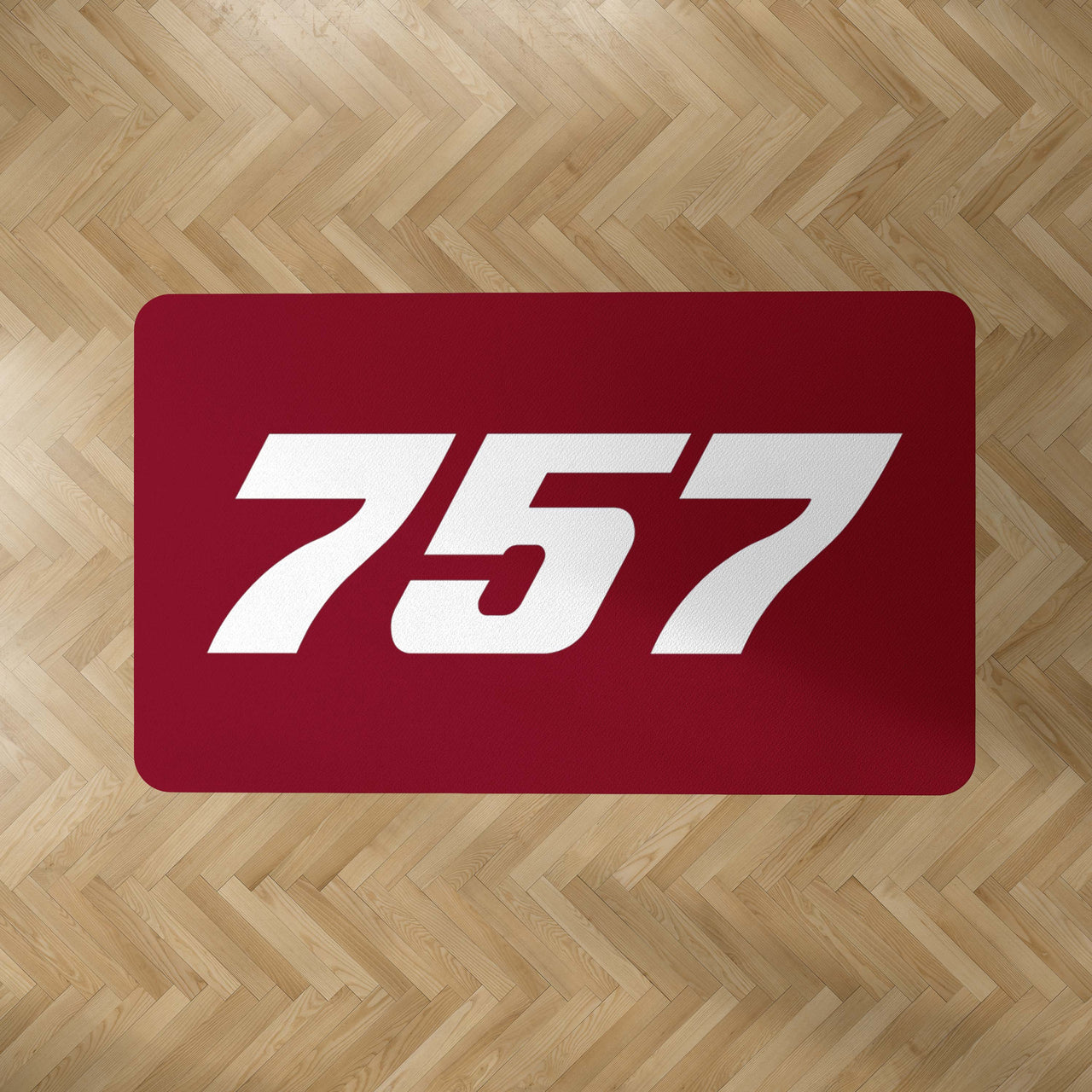 757 Flat Text Designed Carpet & Floor Mats