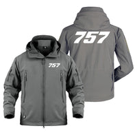 Thumbnail for 757 Flat Text Designed Military Jackets (Customizable)