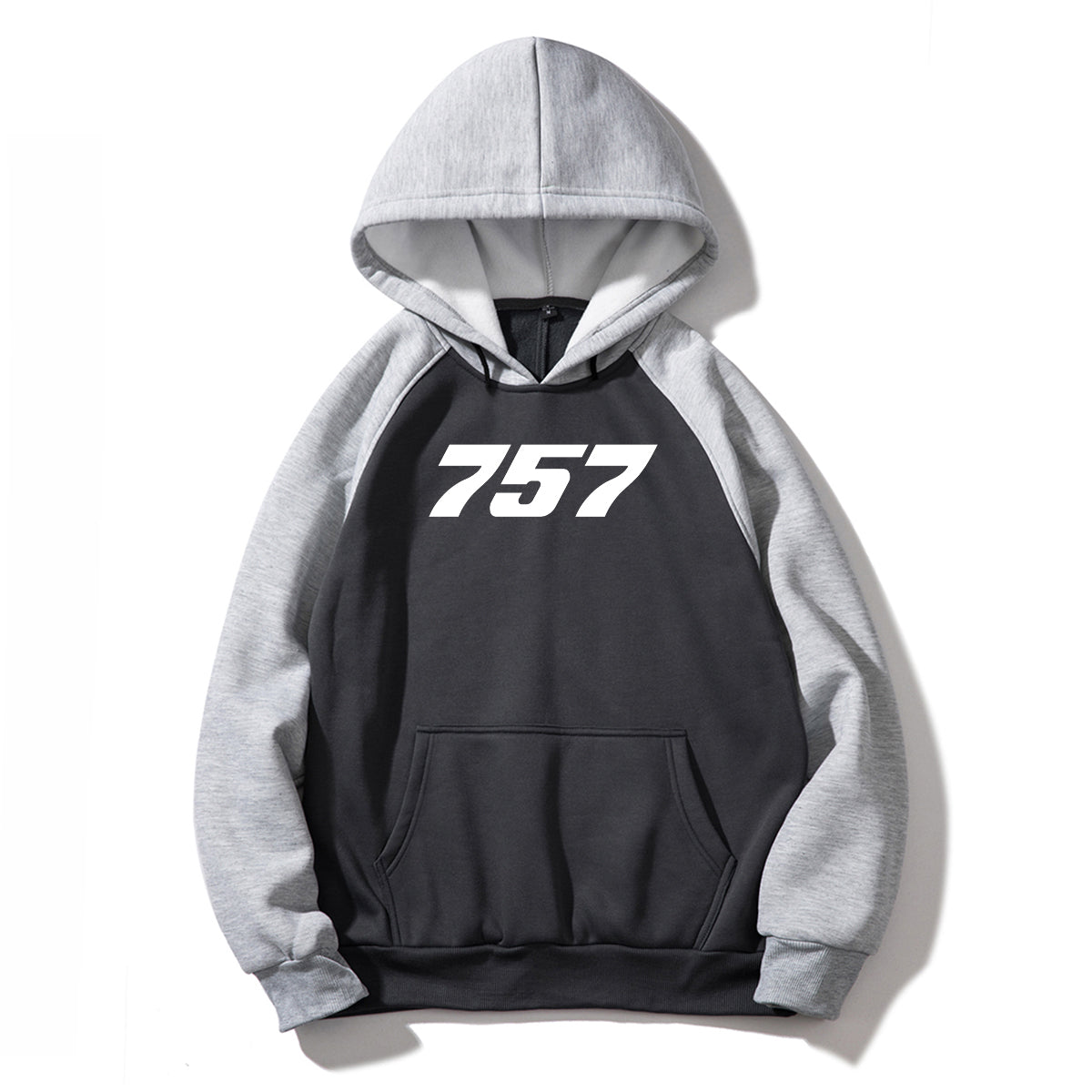 757 Flat Text Designed Colourful Hoodies