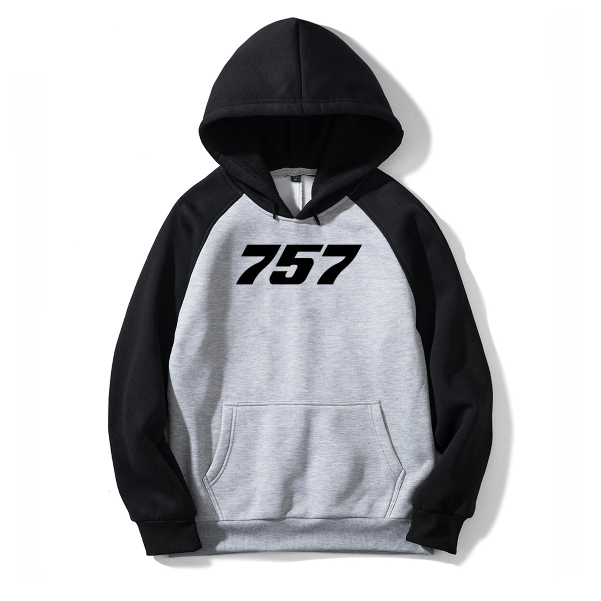 757 Flat Text Designed Colourful Hoodies