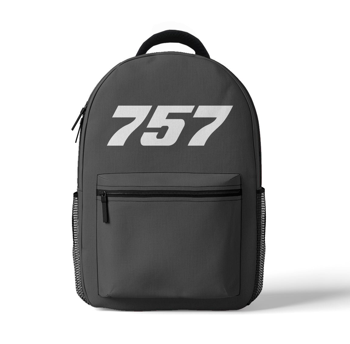 757 Flat Text Designed 3D Backpacks