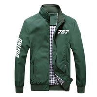 Thumbnail for 757 Flat Text Designed Stylish Jackets